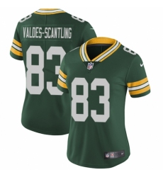 Women's Nike Green Bay Packers #83 Marquez Valdes-Scantling Green Team Color Vapor Untouchable Elite Player NFL Jersey