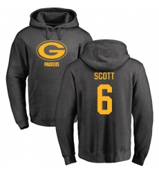 NFL Nike Green Bay Packers #6 JK Scott Ash One Color Pullover Hoodie