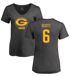 NFL Women's Nike Green Bay Packers #6 JK Scott Ash One Color T-Shirt