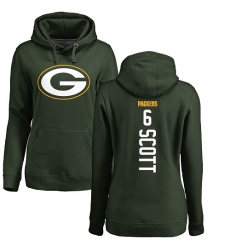 NFL Women's Nike Green Bay Packers #6 JK Scott Green Backer Hoodie