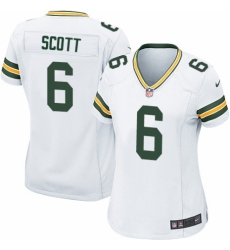 Women's Nike Green Bay Packers #6 JK Scott Game White NFL Jersey