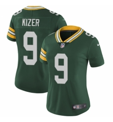 Women's Nike Green Bay Packers #9 DeShone Kizer Green Team Color Vapor Untouchable Elite Player NFL Jersey