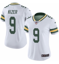 Women's Nike Green Bay Packers #9 DeShone Kizer White Vapor Untouchable Limited Player NFL Jersey
