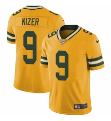 Youth Nike Green Bay Packers #9 DeShone Kizer Limited Gold Rush Vapor Untouchable NFL Jersey