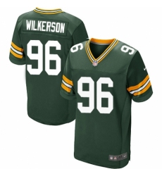 Men's Nike Green Bay Packers #96 Muhammad Wilkerson Elite Green Team Color NFL Jersey
