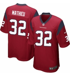 Men's Nike Houston Texans #32 Tyrann Mathieu Game Red Alternate NFL Jersey