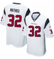 Men's Nike Houston Texans #32 Tyrann Mathieu Game White NFL Jersey