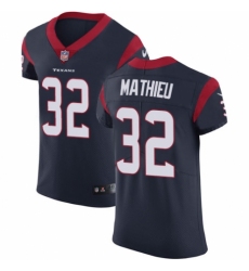 Men's Nike Houston Texans #32 Tyrann Mathieu Navy Blue Team Color Vapor Untouchable Elite Player NFL Jersey