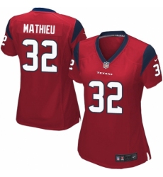 Women's Nike Houston Texans #32 Tyrann Mathieu Game Red Alternate NFL Jersey