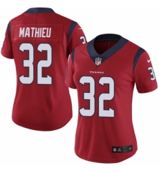 Women's Nike Houston Texans #32 Tyrann Mathieu Red Alternate Vapor Untouchable Elite Player NFL Jersey