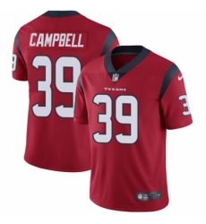 Youth Nike Houston Texans #39 Ibraheim Campbell Red Alternate Vapor Untouchable Elite Player NFL Jersey