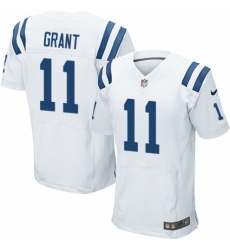 Men's Nike Indianapolis Colts #11 Ryan Grant Elite White NFL Jersey
