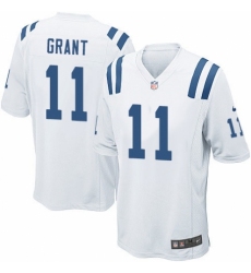 Men's Nike Indianapolis Colts #11 Ryan Grant Game White NFL Jersey
