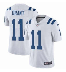Men's Nike Indianapolis Colts #11 Ryan Grant White Vapor Untouchable Limited Player NFL Jersey