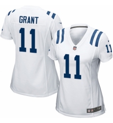 Women's Nike Indianapolis Colts #11 Ryan Grant Game White NFL Jersey