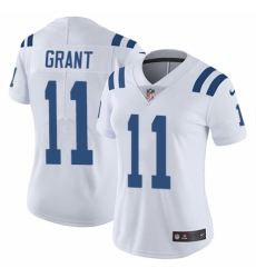 Women's Nike Indianapolis Colts #11 Ryan Grant White Vapor Untouchable Limited Player NFL Jersey