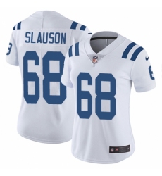 Youth Nike Indianapolis Colts #68 Matt Slauson White Vapor Untouchable Elite Player NFL Jersey