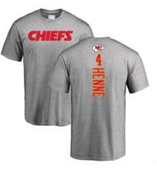 NFL Nike Kansas City Chiefs #4 Chad Henne Ash Backer T-Shirt