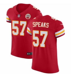 Men's Nike Kansas City Chiefs #57 Breeland Speaks Red Team Color Vapor Untouchable Elite Player NFL Jersey