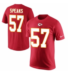 NFL Men's Nike Kansas City Chiefs #57 Breeland Speaks Red Rush Pride Name & Number T-Shirt