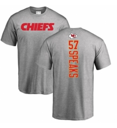 NFL Nike Kansas City Chiefs #57 Breeland Speaks Ash Backer T-Shirt
