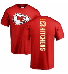 NFL Nike Kansas City Chiefs #53 Anthony Hitchens Red Backer T-Shirt