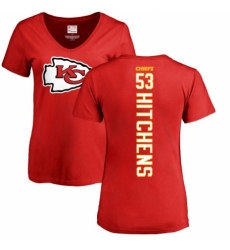 NFL Women's Nike Kansas City Chiefs #53 Anthony Hitchens Red Backer T-Shirt