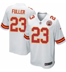 Men's Nike Kansas City Chiefs #23 Kendall Fuller Game White NFL Jersey