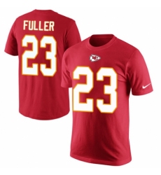 NFL Men's Nike Kansas City Chiefs #23 Kendall Fuller Red Rush Pride Name & Number T-Shirt