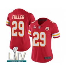 Women's Kansas City Chiefs #29 Kendall Fuller Red Team Color Vapor Untouchable Limited Player Super Bowl LIV Bound Football Jersey