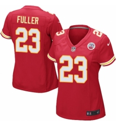 Women's Nike Kansas City Chiefs #23 Kendall Fuller Game Red Team Color NFL Jersey