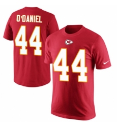 NFL Men's Nike Kansas City Chiefs #44 Dorian O'Daniel Red Rush Pride Name & Number T-Shirt