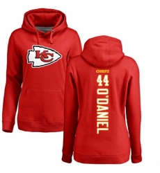 NFL Women's Nike Kansas City Chiefs #44 Dorian O'Daniel Red Backer Pullover Hoodie