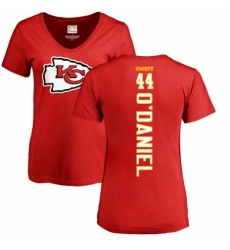 NFL Women's Nike Kansas City Chiefs #44 Dorian O'Daniel Red Backer T-Shirt