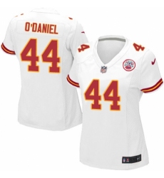 Women's Nike Kansas City Chiefs #44 Dorian O'Daniel Game White NFL Jersey
