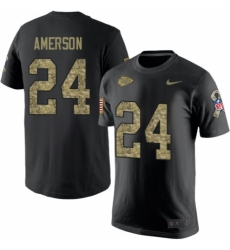 NFL Men's Nike Kansas City Chiefs #24 David Amerson Red Rush Pride Name & Number T-Shirt