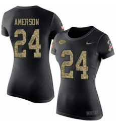 NFL Women's Nike Kansas City Chiefs #24 David Amerson Red Rush Pride Name & Number T-Shirt