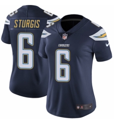 Women's Nike Los Angeles Chargers #6 Caleb Sturgis Navy Blue Team Color Vapor Untouchable Limited Player NFL Jersey