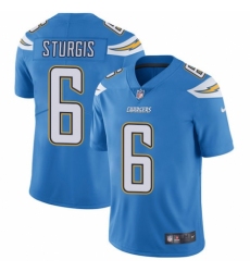 Youth Nike Los Angeles Chargers #6 Caleb Sturgis Electric Blue Alternate Vapor Untouchable Limited Player NFL Jersey