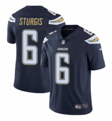 Youth Nike Los Angeles Chargers #6 Caleb Sturgis Navy Blue Team Color Vapor Untouchable Elite Player NFL Jersey