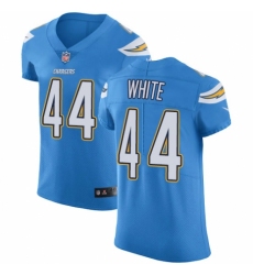 Men's Nike Los Angeles Chargers #44 Kyzir White Electric Blue Alternate Vapor Untouchable Elite Player NFL Jersey