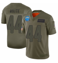 Women's Los Angeles Chargers #44 Kyzir White Limited Camo 2019 Salute to Service Football Jersey