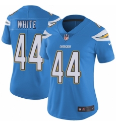 Women's Nike Los Angeles Chargers #44 Kyzir White Electric Blue Alternate Vapor Untouchable Elite Player NFL Jersey