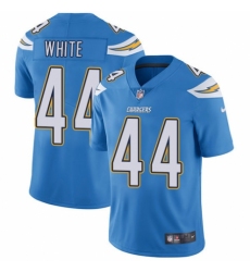 Youth Nike Los Angeles Chargers #44 Kyzir White Electric Blue Alternate Vapor Untouchable Elite Player NFL Jersey