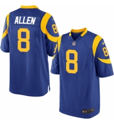Men's Nike Los Angeles Rams #8 Brandon Allen Game Royal Blue Alternate NFL Jersey