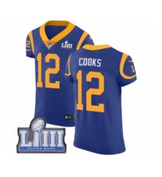 Men's Nike Los Angeles Rams #12 Brandin Cooks Royal Blue Alternate Vapor Untouchable Elite Player Super Bowl LIII Bound NFL Jersey