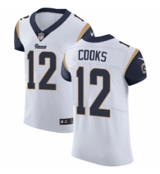 Men's Nike Los Angeles Rams #12 Brandin Cooks White Vapor Untouchable Elite Player NFL Jersey