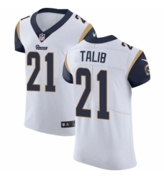 Men's Nike Los Angeles Rams #21 Aqib Talib White Vapor Untouchable Elite Player NFL Jersey