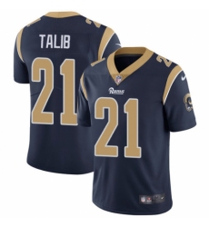Youth Nike Los Angeles Rams #21 Aqib Talib Navy Blue Team Color Vapor Untouchable Limited Player NFL Jersey