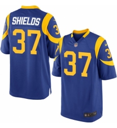 Men's Nike Los Angeles Rams #37 Sam Shields Game Royal Blue Alternate NFL Jersey